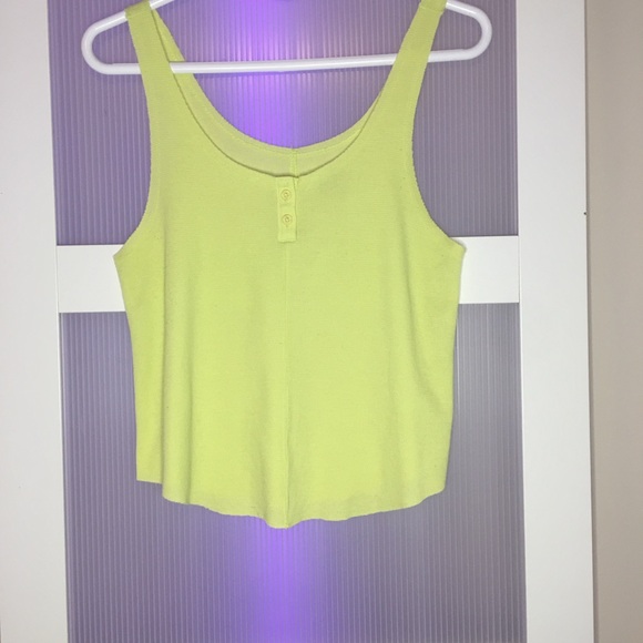 Nike Lime Green Sleeveless Women's Tank - Picture 1 of 4